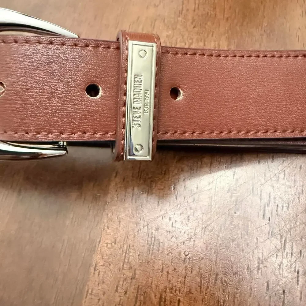 Steve Madden Brown Leather Belt Bag